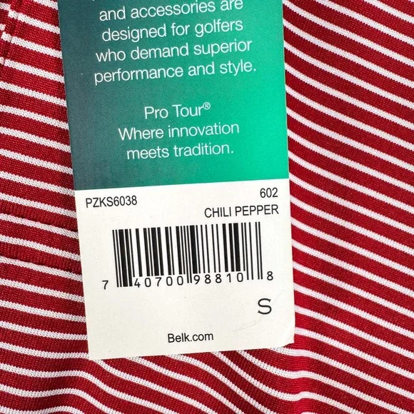 Pro Tour Polo Shirt Mens Small Red Golf Performance Coolplay Motionplay NEW - Picture 6 of 12
